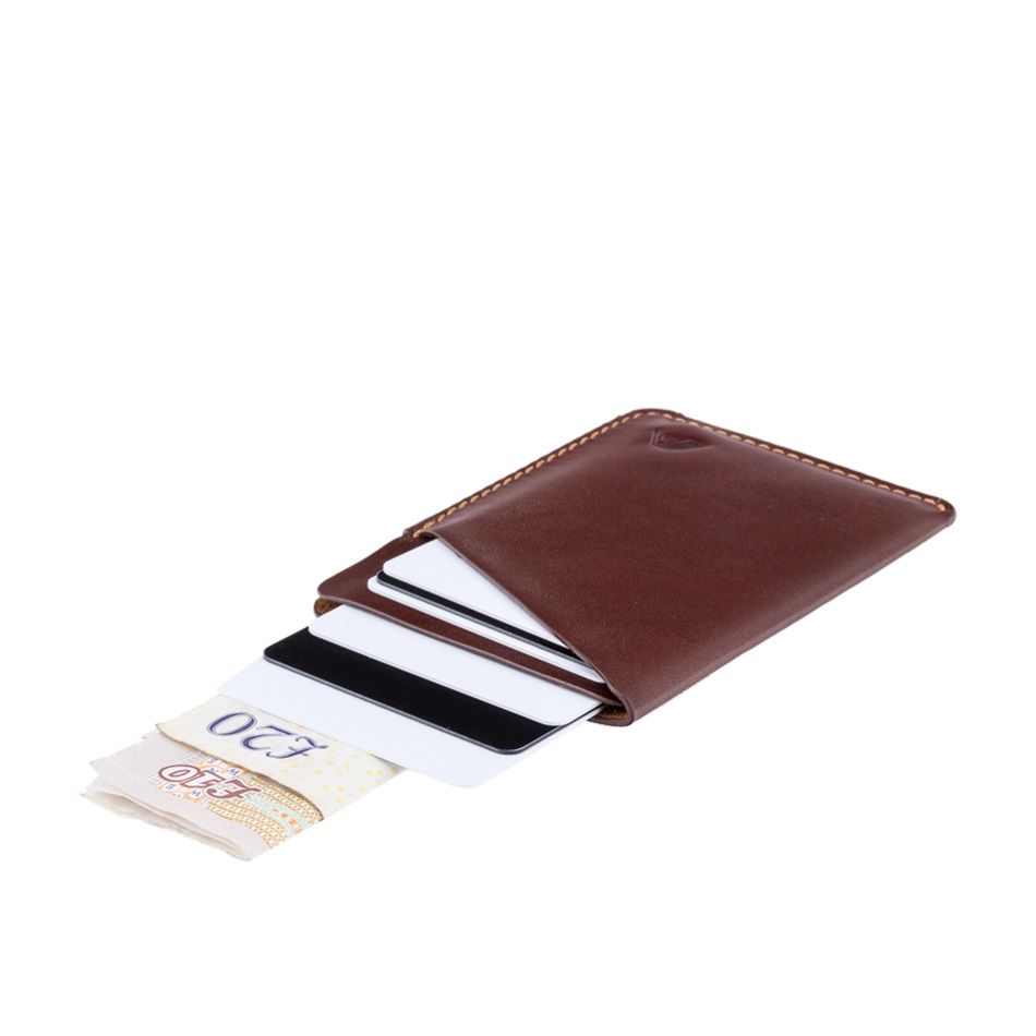 Minimalist Leather Wallet Ninja - Brown
